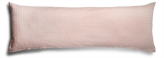 Luksus pudebetræk - 50x150 cm - 100% Bomuldssatin - Daisy rosa - By Night jacquard vævet stort pude betræk 
